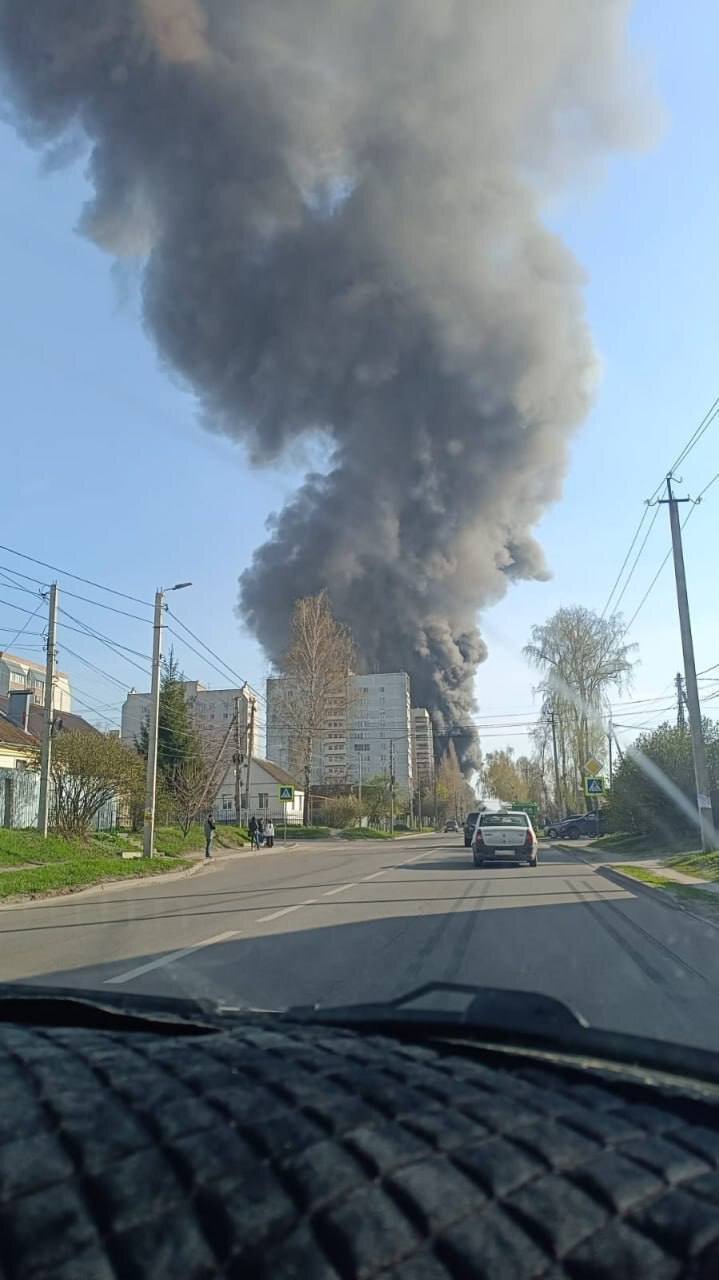 Bearing factory burns in Kursk on 16 April: what is known