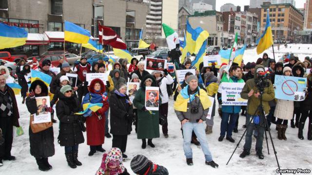 митинг канада