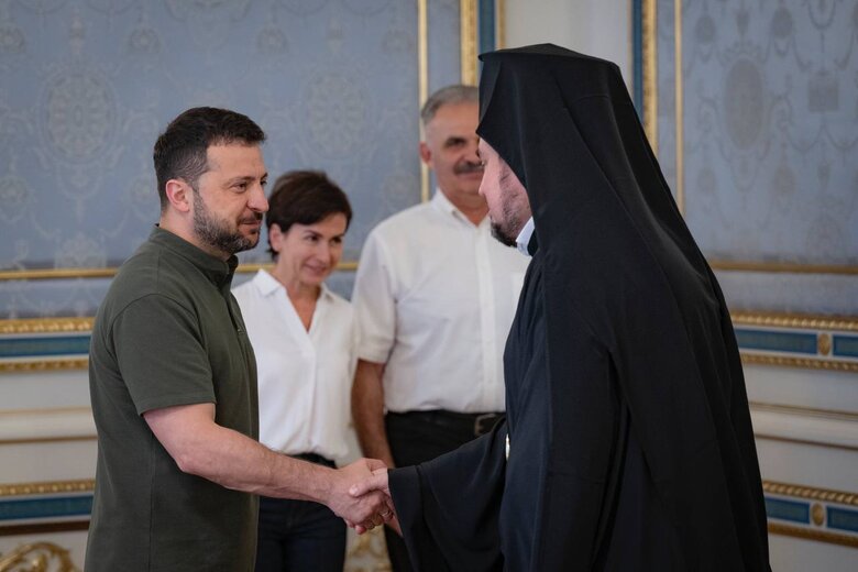 Зеленський зустрівся з представниками Вселенського Патріархату