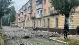 Donetsk region after shelling