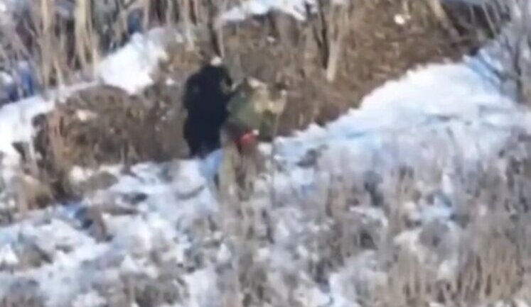 Occupier armed with two "assault" crutches was eliminated in Pokrovsk sector. VIDEO