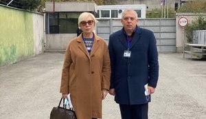 Денисова прибыла в Руставскую тюрьму для проверки условий содержания Саакашвили. ФОТО