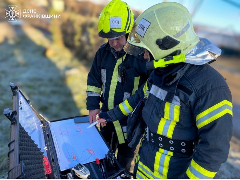 Fire extinguished at critical facility in Ivano-Frankivsk region