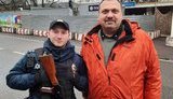 Капітан поліції Васенков, який спілкувався з Гогілашвілі, продовжує працювати в зоні ООС. ФОТО