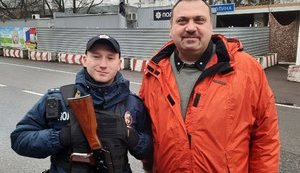 Капитан полиции Васенков, общавшийся с Гогилашвили, продолжает работать в зоне ООС. ФОТО
