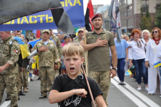 Марш захисників України відбувся в центрі Києва 70