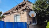 Последствия обстрела Славянска, поврежденные частные дома