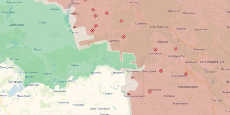 Просування ворога на Донеччині й Харківщині