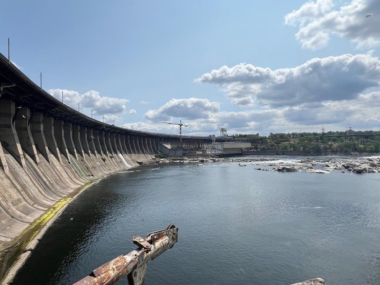 Відновлювальні роботи на Дніпровській ГЕС "Укргідроенерго" у червні 2025 року