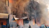 A fire also broke out in Kryvyi Rih. A logistics company and a car were damaged.