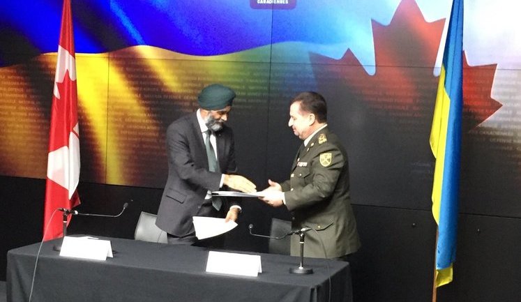 Ukraine, Canada strike defense cooperation deal. PHOTOS