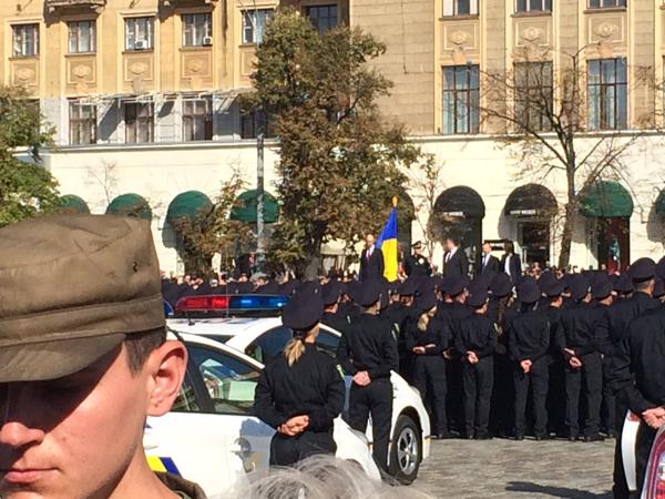 харьков полиция патрульная патрульные присяга.