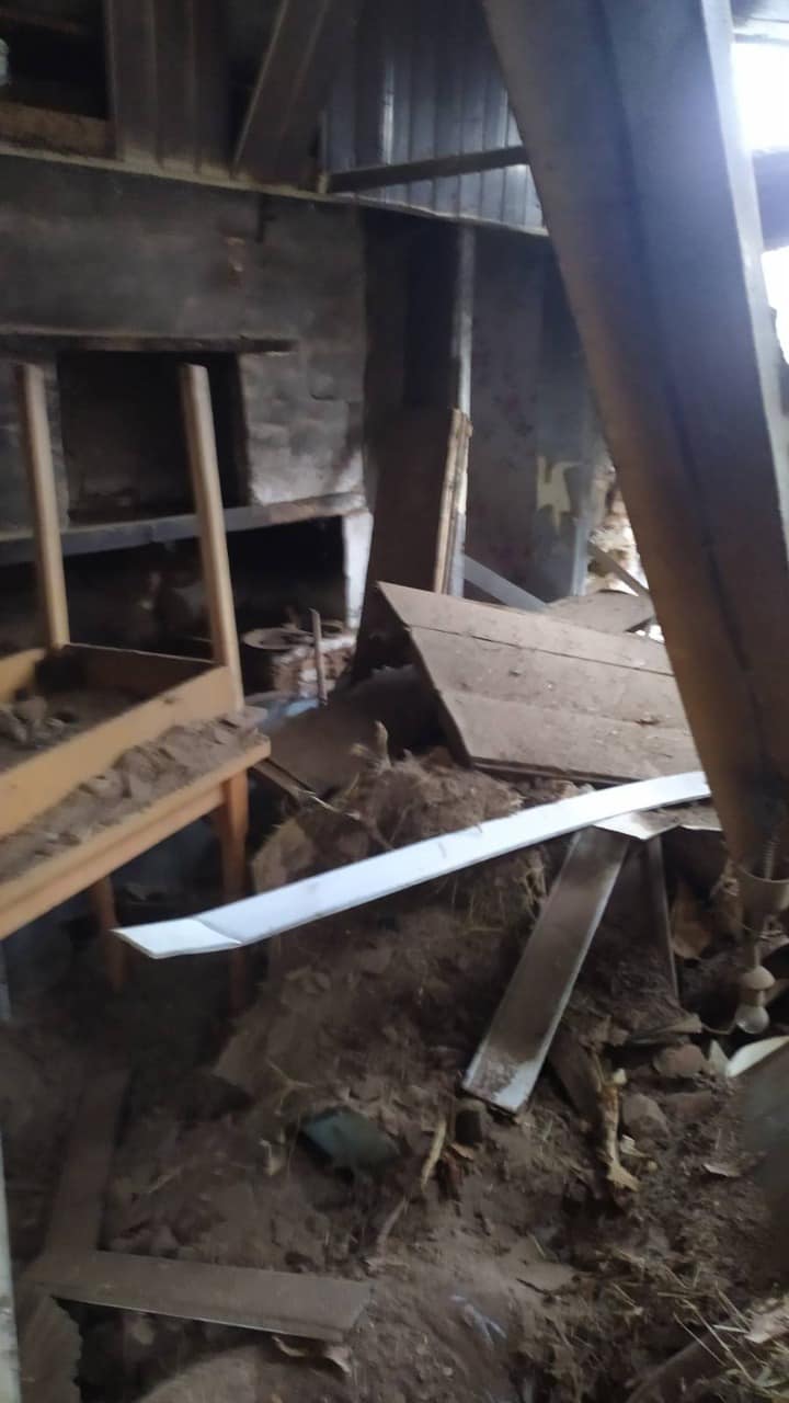 Ruscists are shelling Ukrainian border with artillery 04