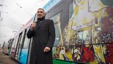 Кличко випробував один із нових трамваїв PESA, закуплених Києвом наприкінці 2017 року