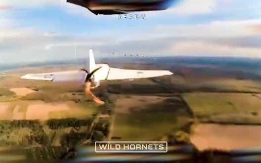 Оператори "Грім" перехоплювачем STING збили російський БпЛА "Гербера" методом тарану. ВIДЕО