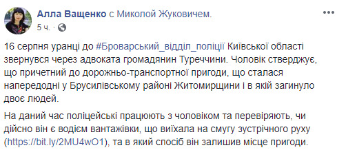 Виновник смертельного ДТП на Житомирской трассе сдался полиции 01