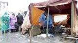 В палаточном лагере на Майдане пока все спокойно, но значительно увеличилось количество милиционеров