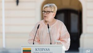 Союзники по НАТО мають шукати рішення щодо спільного захисту неба України, - прем’єрка Литви Шимоніте