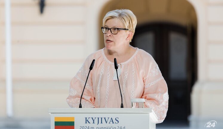 Союзники по НАТО мають шукати рішення щодо спільного захисту неба України, - прем’єрка Литви Шимоніте
