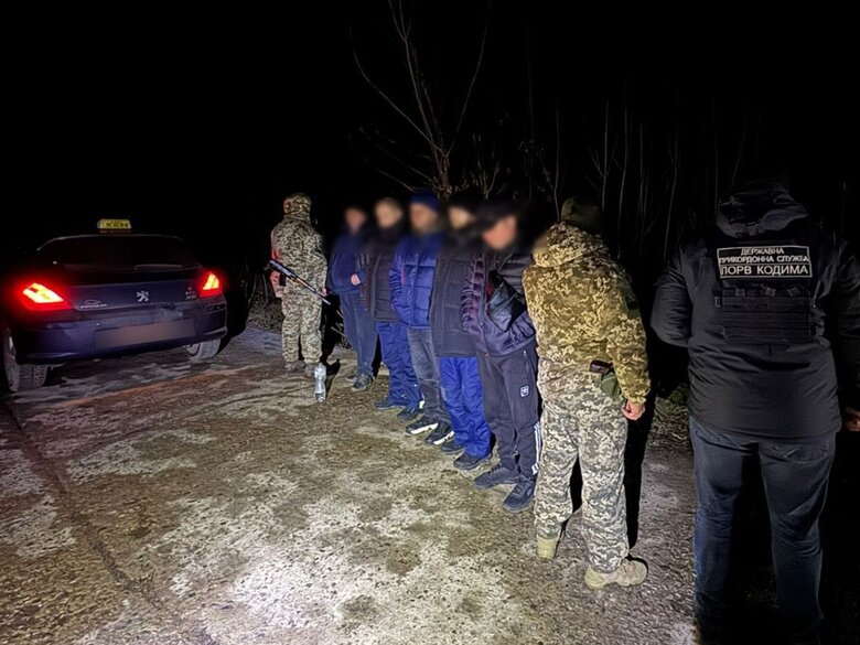 В Одесской области задержали группу лиц за попытку незаконного пересечения границы