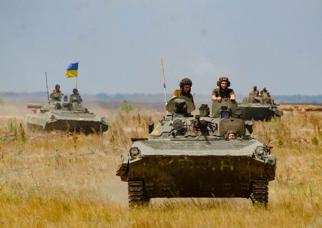 На Миколаївщині на полігоні Широкий лан відбулися батальйонно-тактичні навчання одеської мехбригади 04