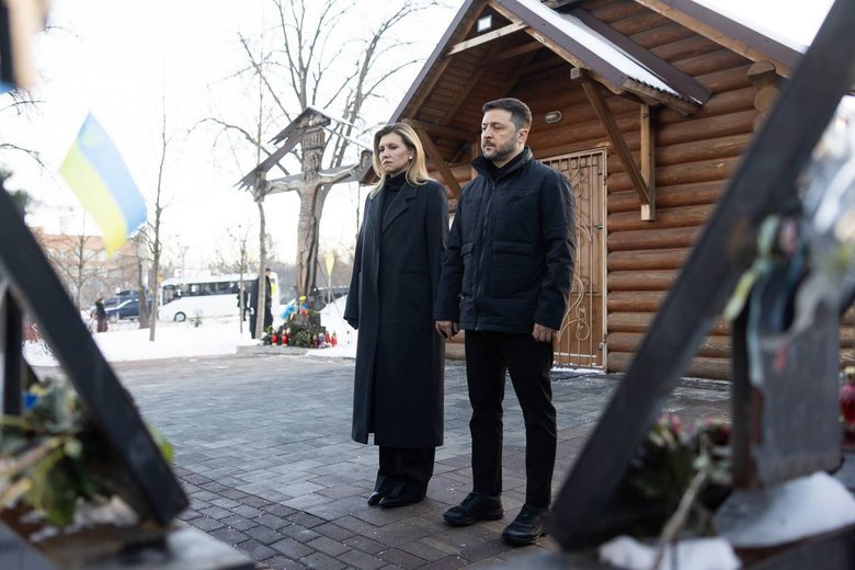 Zelensky honoured the memory'ять Героїв Небесної Сотні