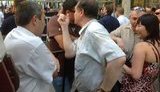 Акцию оппозиции в Николаеве пытаются сорвать: Выпивший нардеп от КПУ прорывается к сцене, в толпе появились агрессивные люди в масках. ФОТОрепортаж