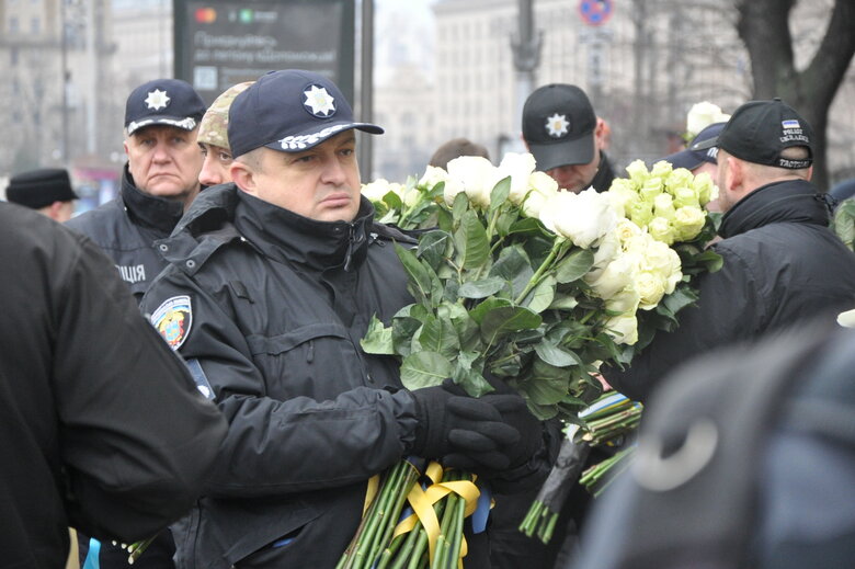 In Kyiv, farewell to leadership of Ministry of Internal Affairs, who died in plane crash in Brovary, was held 02