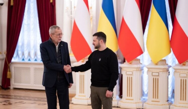 Зеленский провел встречу с президентом Австрии ван дер Белленом (обновлено). ФОТО