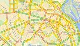Due to Snowfall Kyiv is Paralyzed With Long Traffic Jams. MAP
