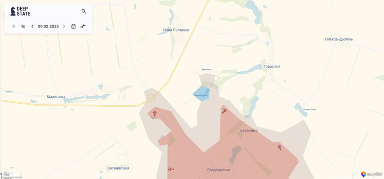 Водяне Друге карта