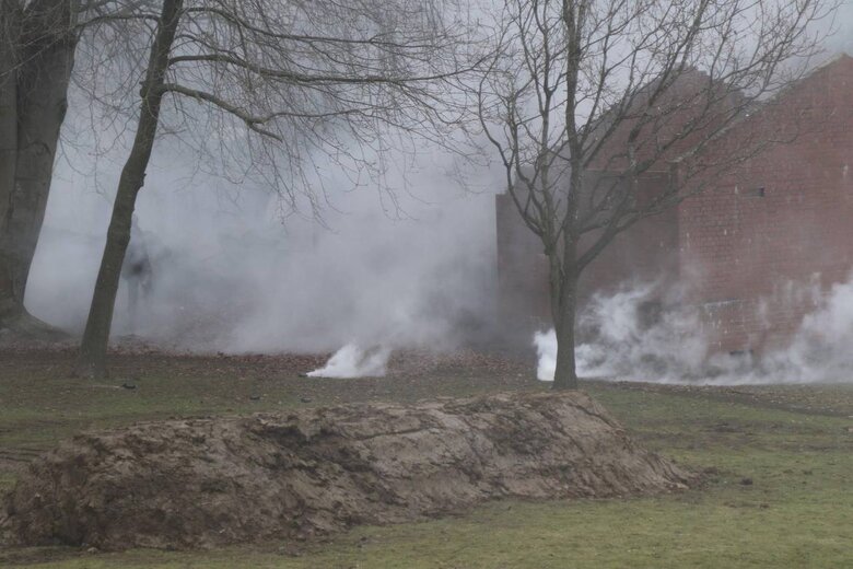Ukrainian soldiers practice offensive and defensive actions in Britain 08