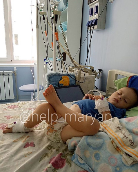 Полуторагодовалому Марьяну Коберскому нужна помощь в лечении онкозаболевания 01