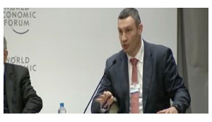 "Я з України - країни вдвічі більшої, ніж Франція", - географічний конфуз мера Києва Кличка в Давосі. ВІДЕО