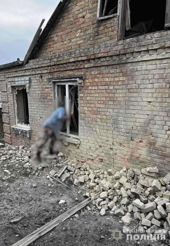 Consequences of enemy attacks on Nikopol district 03
