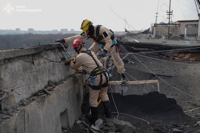 Удар РФ по Полтаві
