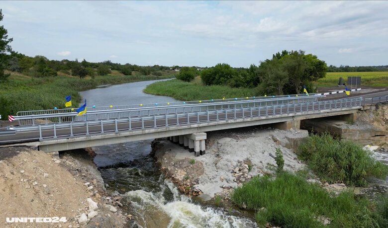 Within framework of UNITED24 initiative, 16 bridges have already been rebuilt in Ukraine 02