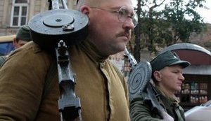"Марш УПА" во Львове: воины шли с гранатами и винтовками. ФОТОрепортаж