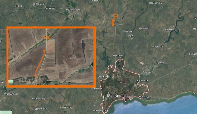 Occupiers are fortifying themselves along Mariupol-Donetsk road in area of village of Hranite, - Andriushchenko. PHOTOS