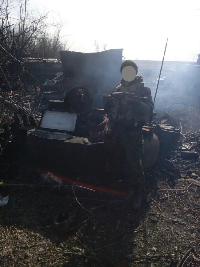 The shot that killed Russian T-72B3 tank near Debaltseve was one in a million, - an interview with Ukrainian serviceman Ihor Lukianov who organized artillery target intelligence in the 25th battalion 03