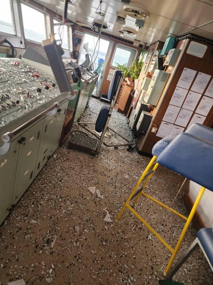 Ворог пошкодив судно з кукурудзою у порту Південний