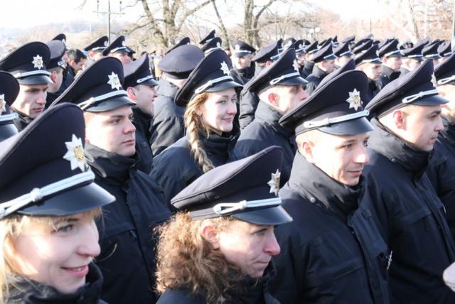 чернигов полиция присяга патрульная патрульные