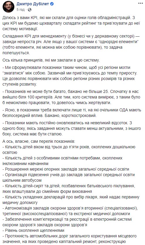 Глав ОГА будут оценивать по 24 показателям, - Дубилет 01 Глав ОГА будут оценивать по 24 показателям, - Дубилет 01