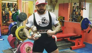 На фронте погиб четырехкратный чемпион Украины по богатырскому многоборью Павел Ищенко. ФОТОрепортаж