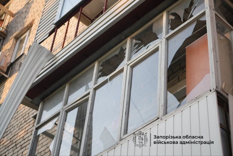 Запоріжжя після обстрілу