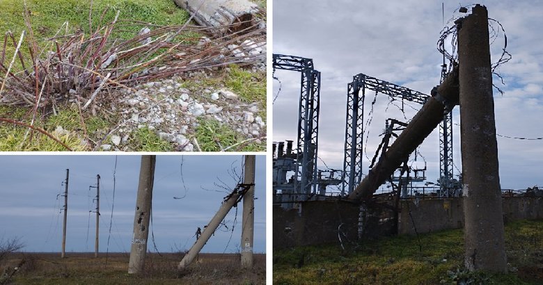 обстріл енергетики на Херсонщині