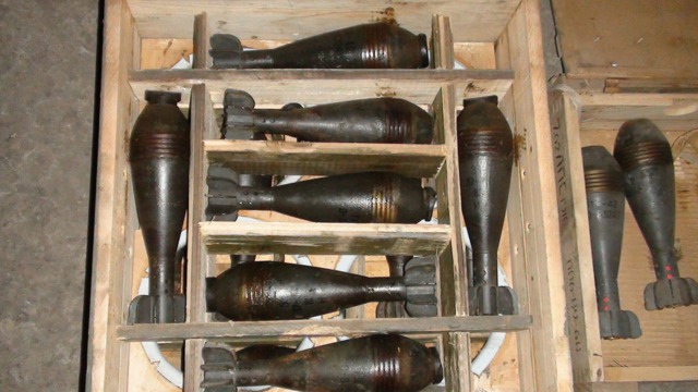 Huge arms cache found at Zaporizhia city area 05