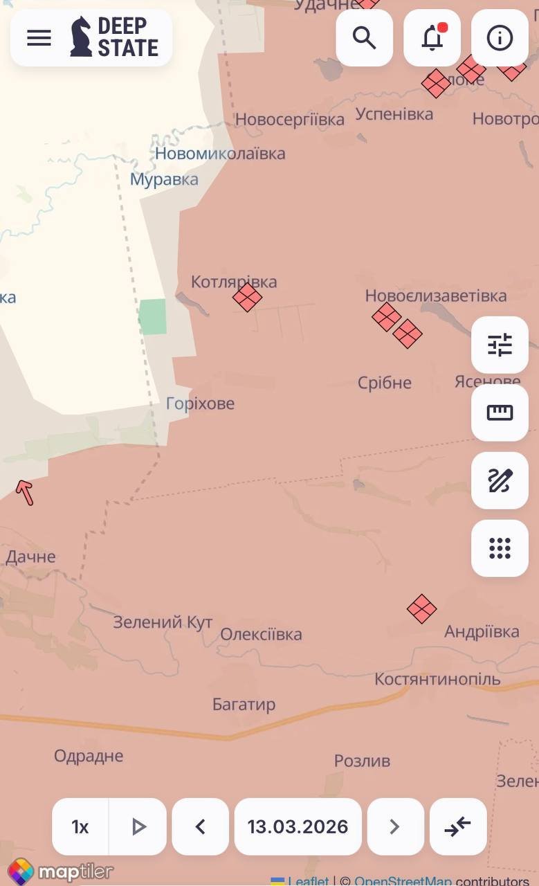 DeepState: Российские войска продвинулись в районе Горихового