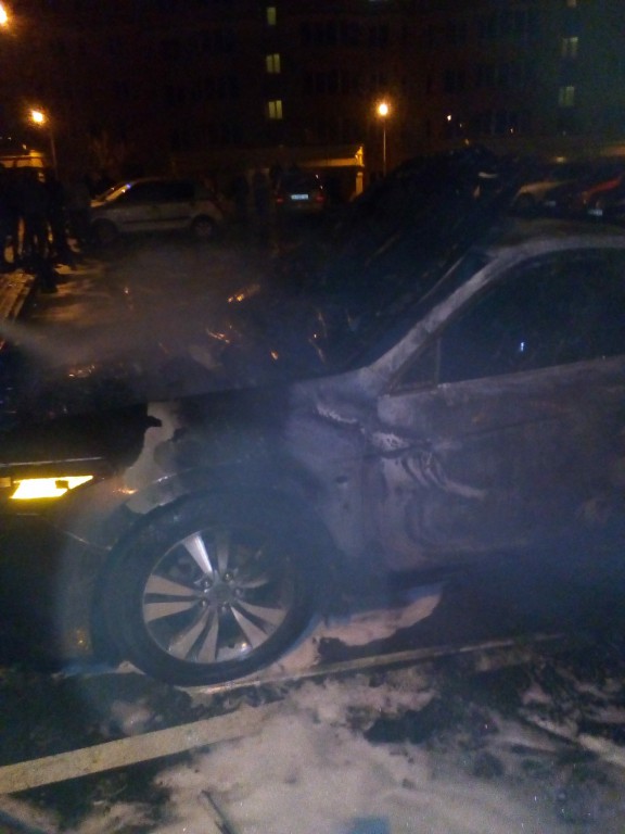пожар поджог автомобиль