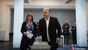 Орбан голосує на виборах